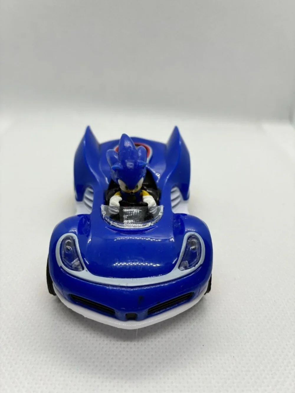 Sonic the Hedgehog Racing Car Diecast Toy Vehicle Pull Back Item 6416 Blue